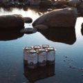 6PK on stunning lake background